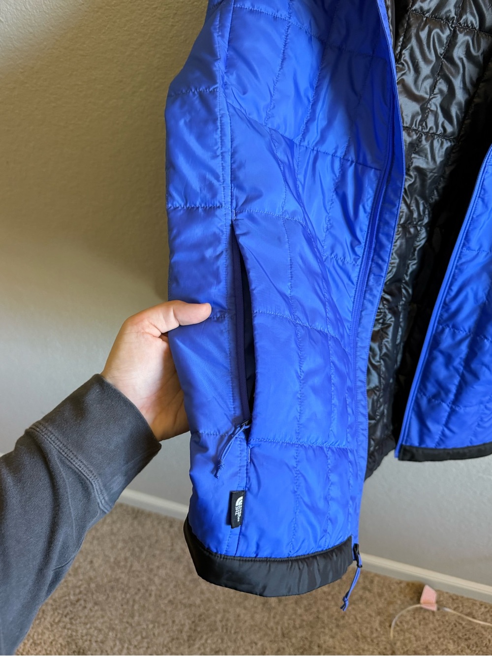 NWOT The North Face Circaloft Hoodie Puffer Jacket Men's Large Solar Blue - Picture 7 of 9